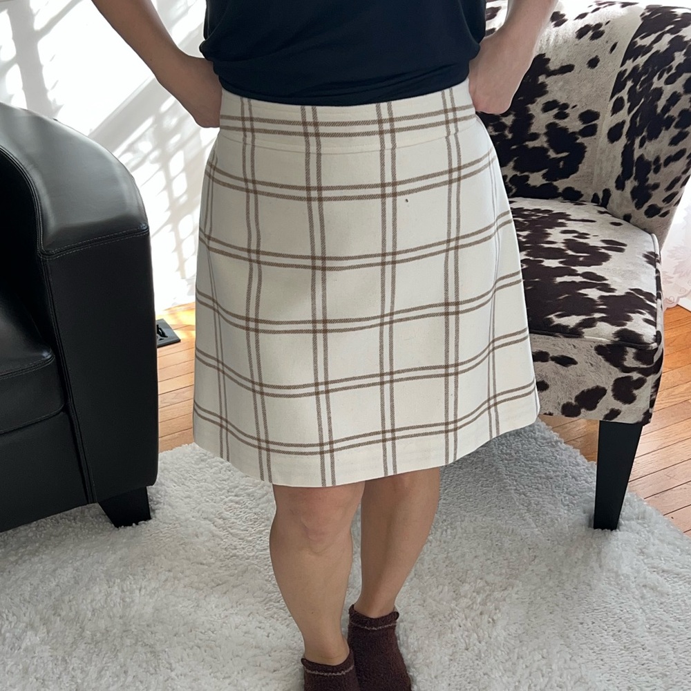 J. Crew Plaid Skirt